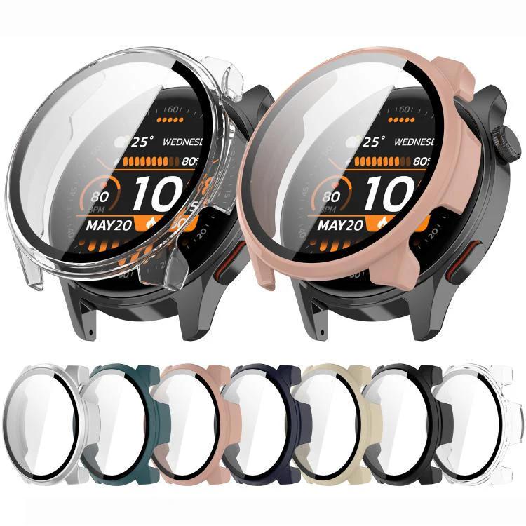 For Xiaomi Haylou Watch 4S Tempered Film Integrated PC Watch Protective Case(Green) - Image 6