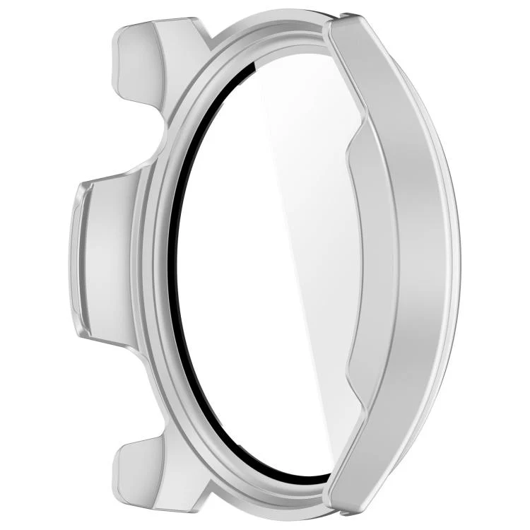 For Xiaomi Haylou Watch 4S Tempered Film Integrated PC Watch Protective Case(Matte Silver) - Image 5
