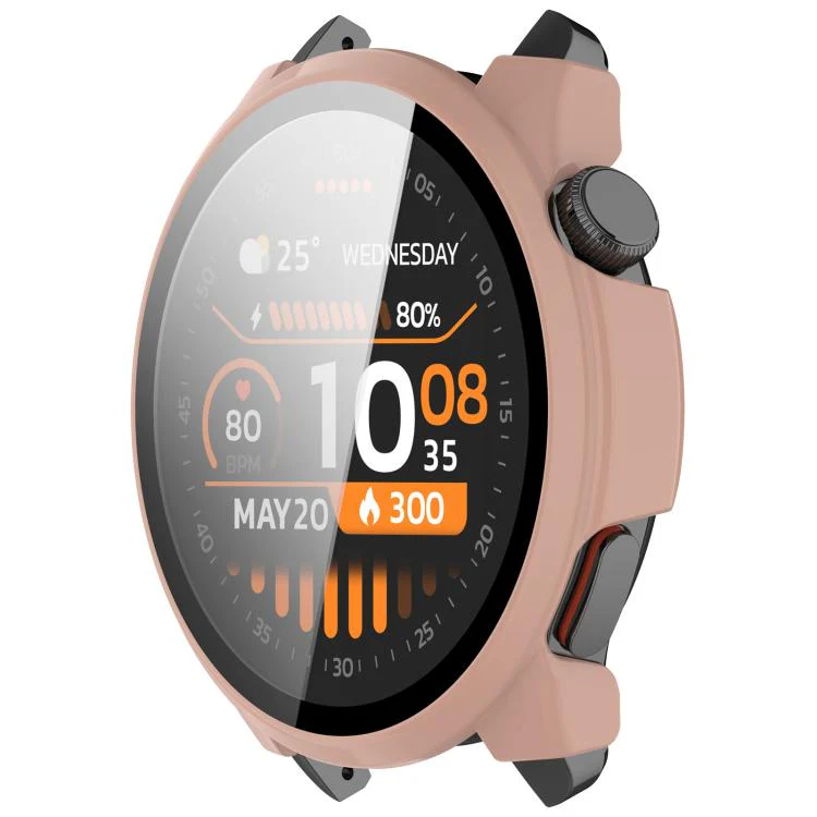 For Xiaomi Haylou Watch 4S Tempered Film Integrated PC Watch Protective Case(Pink) - Image 2