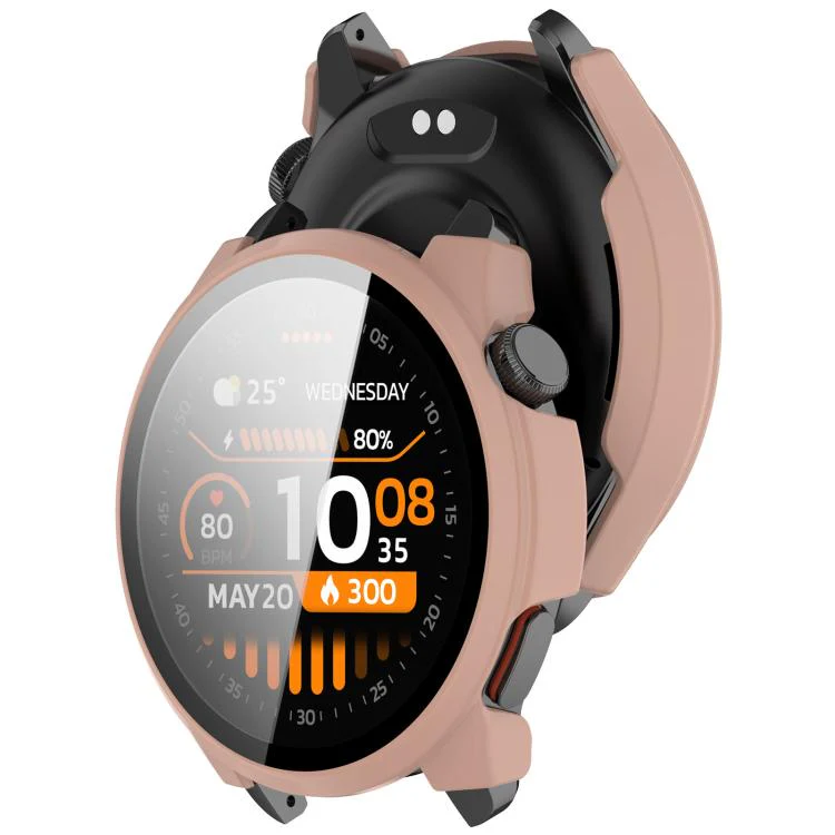 For Xiaomi Haylou Watch 4S Tempered Film Integrated PC Watch Protective Case(Pink) - Image 3