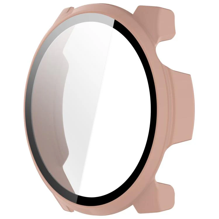 For Xiaomi Haylou Watch 4S Tempered Film Integrated PC Watch Protective Case(Pink) - Image 4