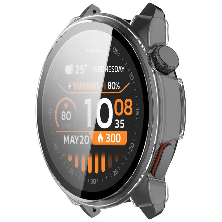 For Xiaomi Haylou Watch 4S Tempered Film Integrated PC Watch Protective Case(Transparent) - Image 2