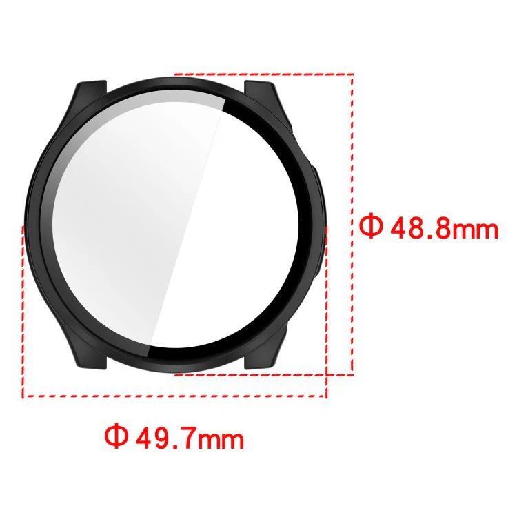 For Xiaomi Haylou Watch 4S Tempered Film Integrated PC Watch Protective Case(Transparent) - Image 7