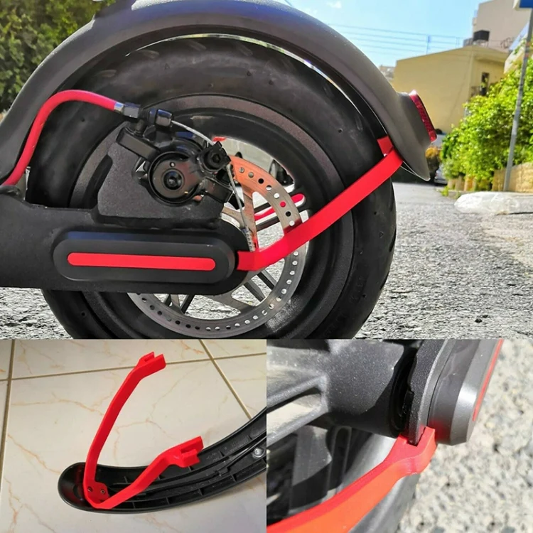 For Xiaomi M365 Pro Scooter Rear Mudguard Bracket(Black) - Image 3