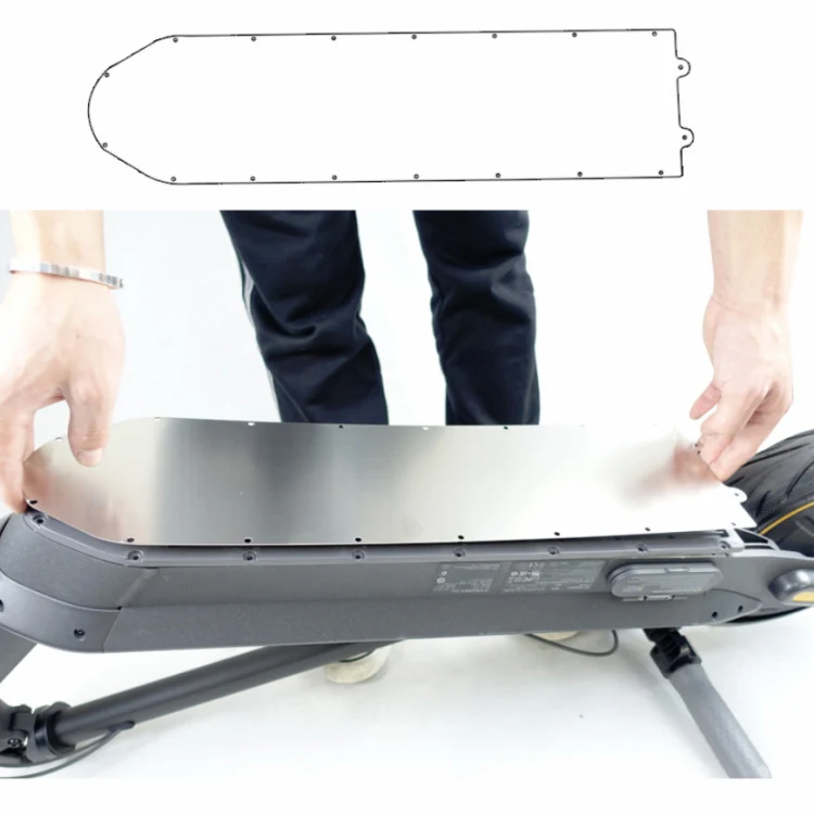 For Xiaomi M365 Scooter Stainless Steel Bottom Cover Waterproof Scooter Chassis Protection Accessories, Random Color Delivery - Image 8