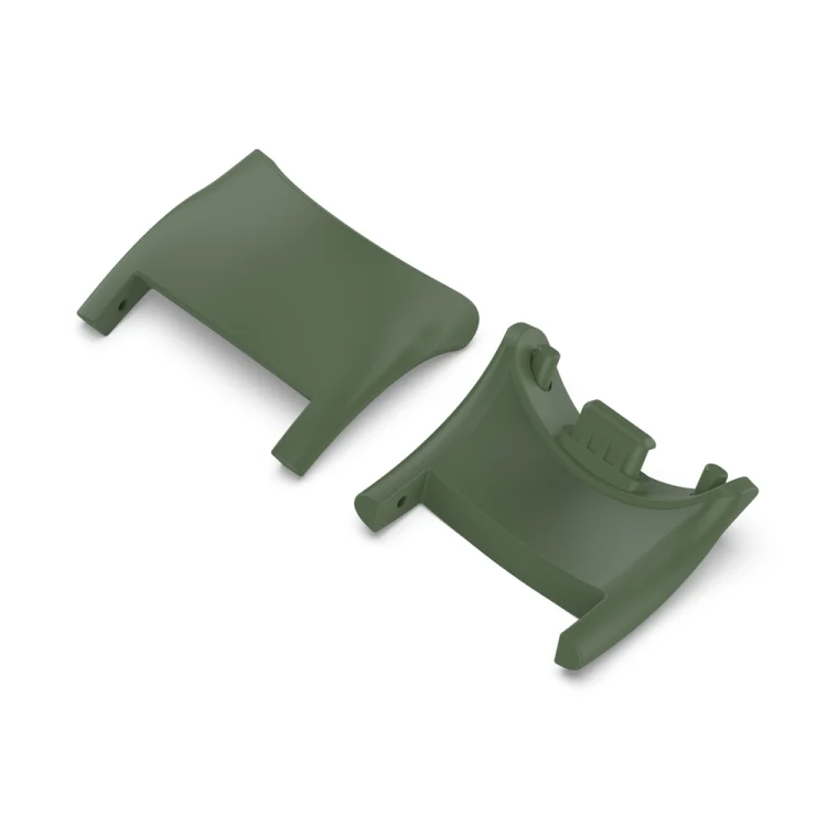For Xiaomi Mi Band 8 1 Pair  PC Plastic Watch Band Connector(Dark Green) - Image 3