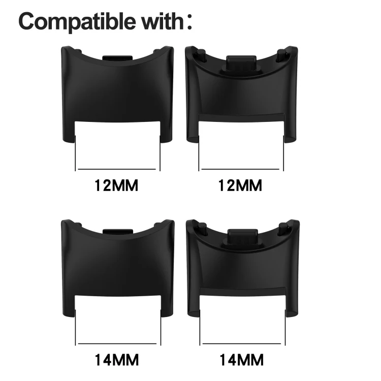 For Xiaomi Mi Band 8 1 Pair  PC Plastic Watch Band Connector(Grey) - Image 6
