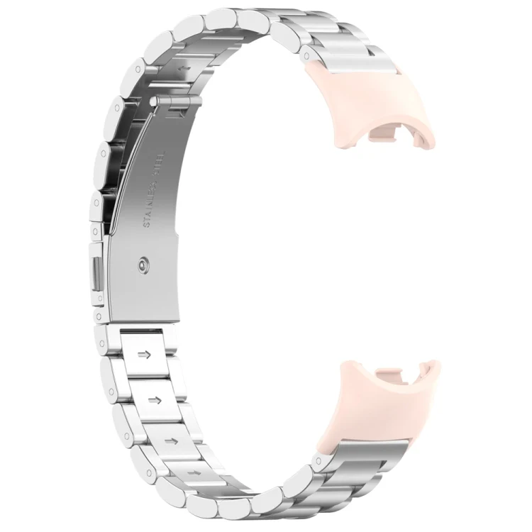 For Xiaomi Mi Band 8 1 Pair  PC Plastic Watch Band Connector(Light Pink) - Image 4