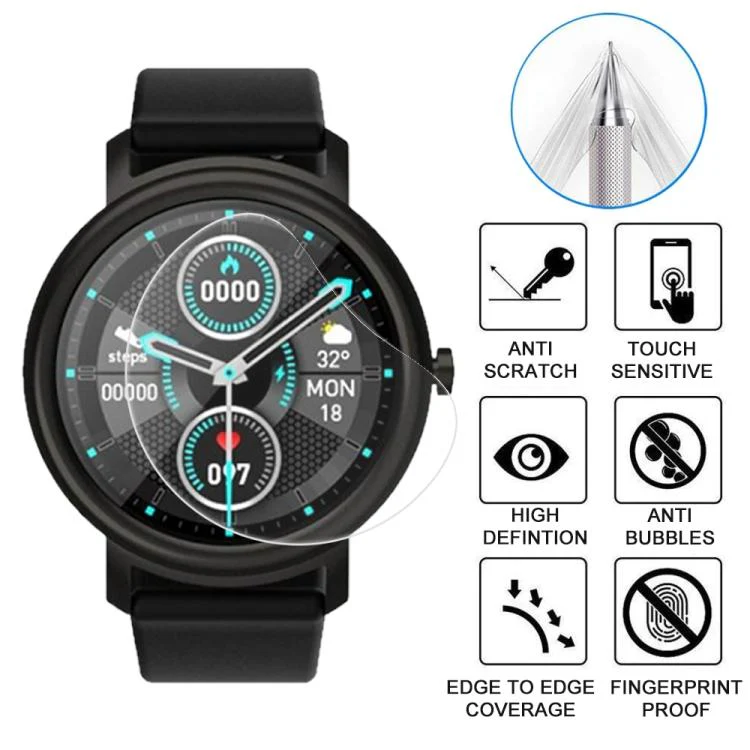 For Xiaomi Mibro Air 5pcs xDfind Soft Hydrogel Film Full Cover Watch Front Protector - Image 3