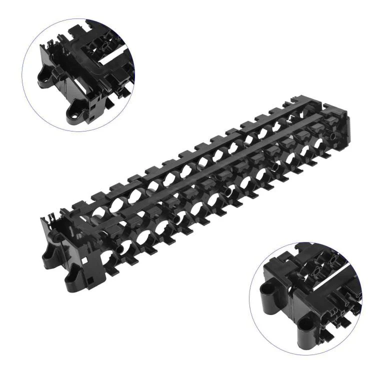 For Xiaomi Mijia M365 Battery Cell Holder Spacer Split Battery Compartment Plastic Skeleton Bracket(Black) - Image 2