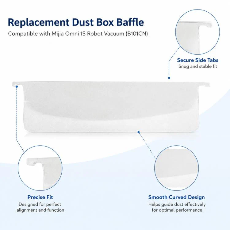 For Xiaomi Mijia Omni Robot Vacuum Mop B101CN / 1S / 2 / 2S Replacement Parts, Dust Box Flap - Image 4