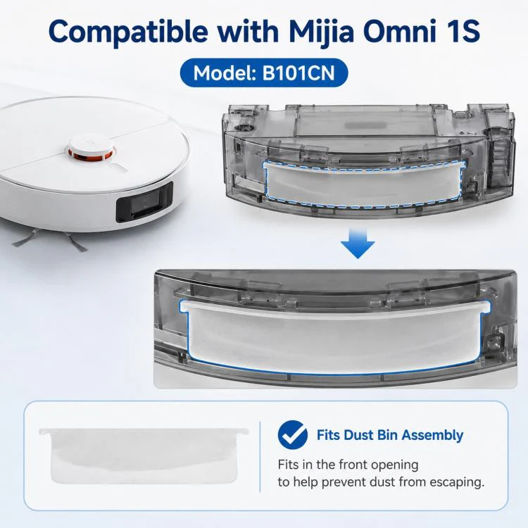 For Xiaomi Mijia Omni Robot Vacuum Mop B101CN / 1S / 2 / 2S Replacement Parts, Dust Box Flap - Image 6