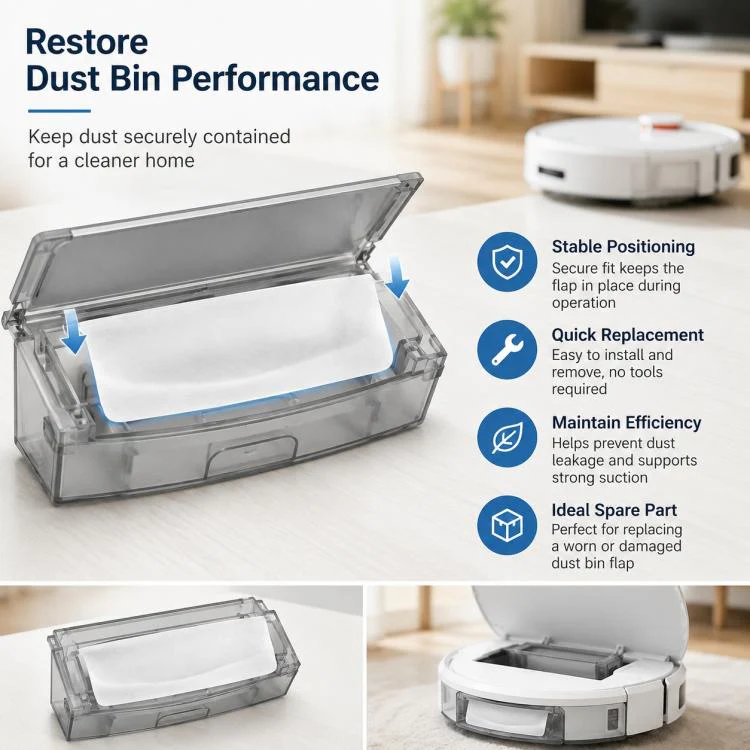 For Xiaomi Mijia Omni Robot Vacuum Mop B101CN / 1S / 2 / 2S Replacement Parts, Dust Box Flap - Image 8