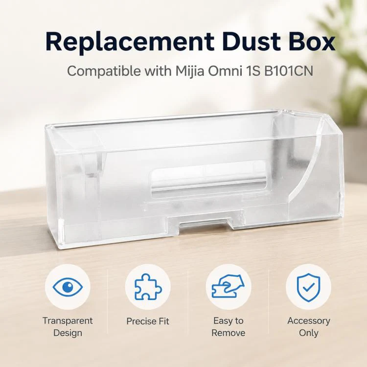 For Xiaomi Mijia Omni Robot Vacuum Mop B101CN / 1S / 2 / 2S Replacement Parts, Filter-Free Dust Box - Image 3