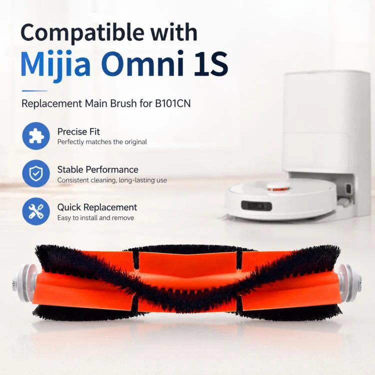 For Xiaomi Mijia Omni Robot Vacuum Mop B101CN / 1S / 2 / 2S Replacement Parts, Main Brush - Image 4