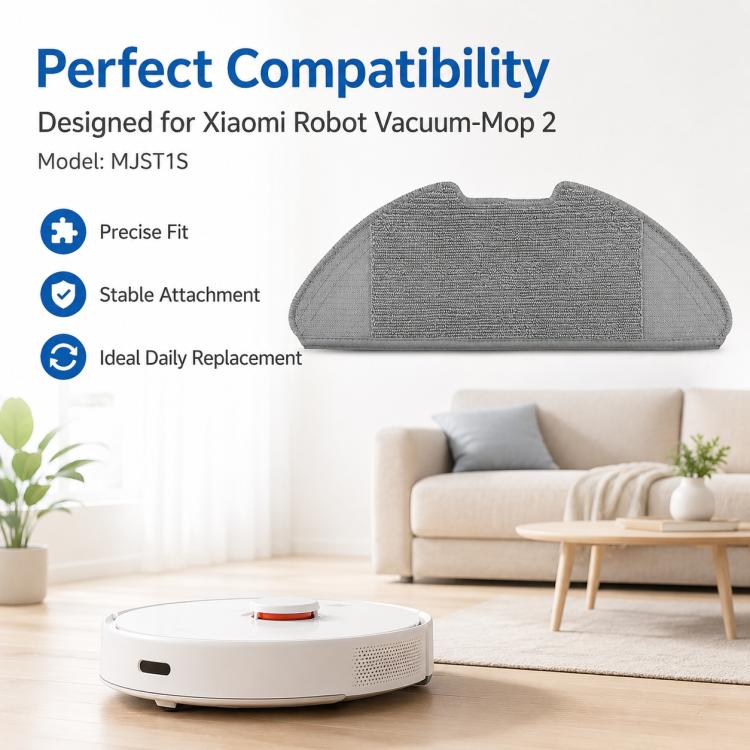 For Xiaomi Mijia Robot Vacuum Mop 2 MJST1S Replacement Parts, Mop Pad - Image 5