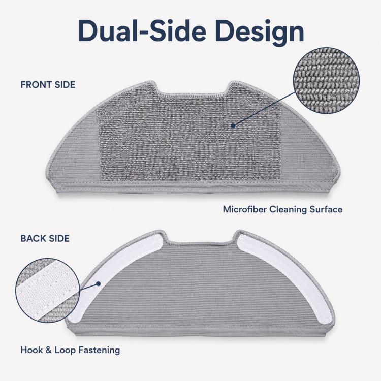 For Xiaomi Mijia Robot Vacuum Mop 2 Pro MJST1S Replacement Parts, Mop Pad - Image 3
