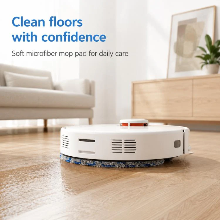 For Xiaomi Mijia Robot Vacuum Mop 2 Pro Replacement Parts, Blue Striped Mop Pad - Image 6
