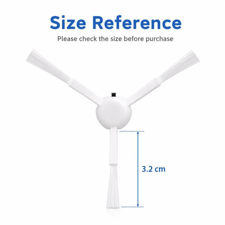 For Xiaomi Mijia Robot Vacuum Mop 2 Pro Replacement Parts, Dual White Side Brush - Image 3
