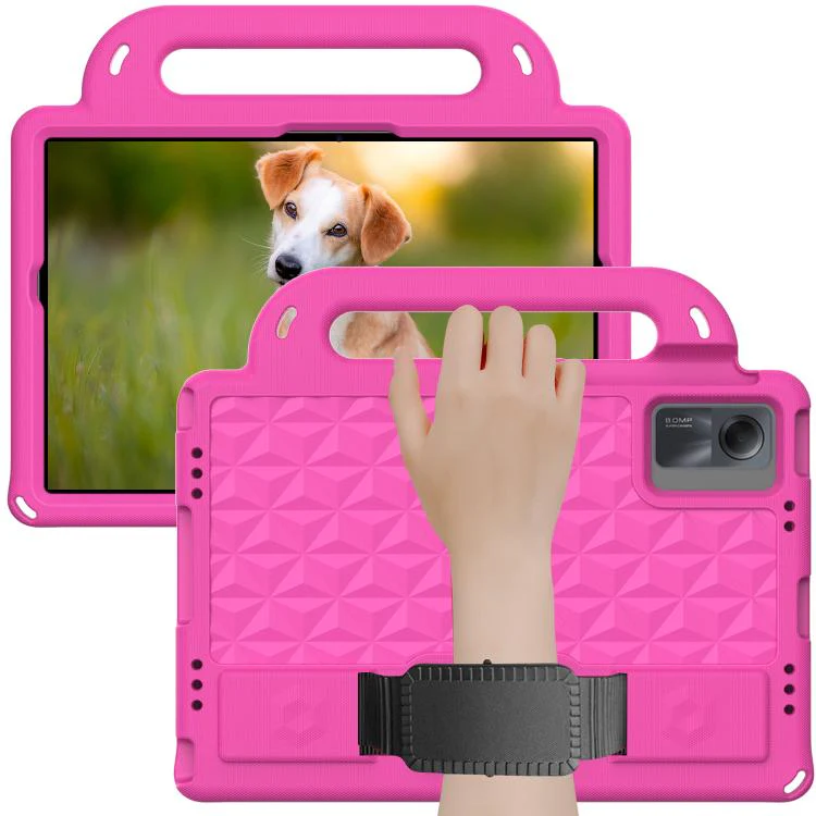 For Xiaomi Pad 5 / 5 Pro Diamond Series EVA Shockproof Sleeve Tablet Case(Rose Red) - Image 2