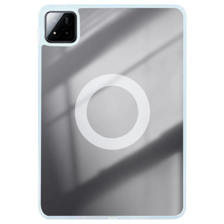 For Xiaomi Pad 7 / 7 Pro Trifold Magnetic Split Acrylic Leather Tablet Case(Ice Blue) - Image 4