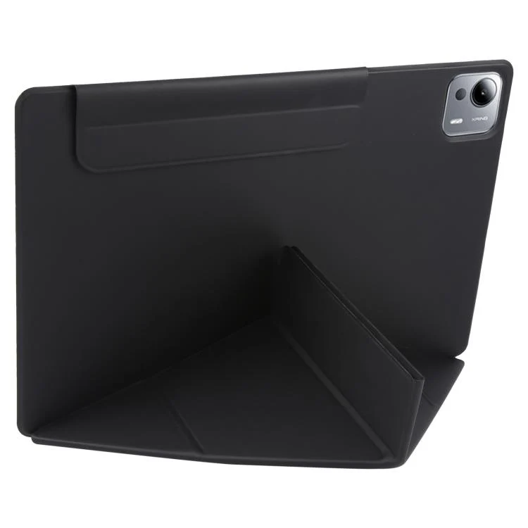 For Xiaomi Pad 7 Ultra Fixed Buckle Magnetic Deformation Leather Tablet Case(Black) - Image 4