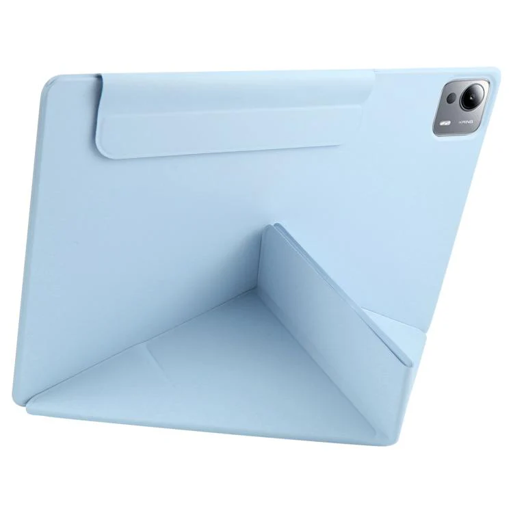For Xiaomi Pad 7 Ultra Fixed Buckle Magnetic Deformation Leather Tablet Case(Ice Blue) - Image 4