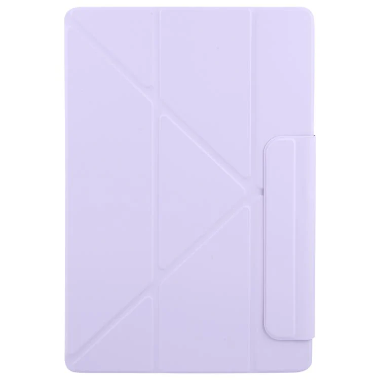 For Xiaomi Pad 7 Ultra Fixed Buckle Magnetic Deformation Leather Tablet Case(Purple) - Image 2