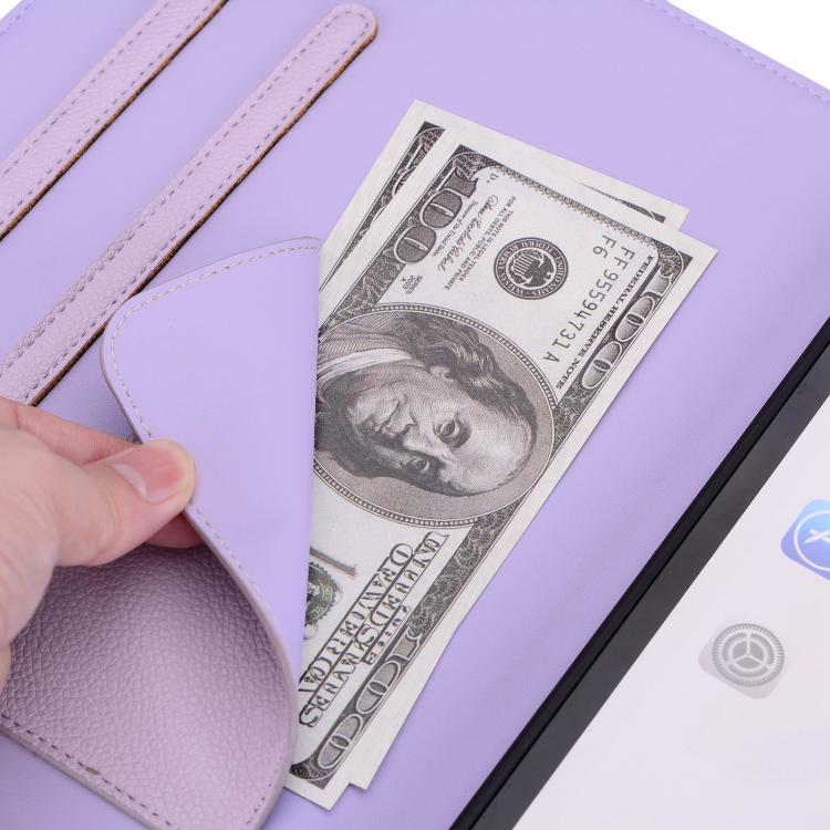 For Xiaomi Pad 8 / 8 Pro 7 / 7 Pro Cat Skin-feel Litchi Leather Tablet Case(Purple) - Image 3