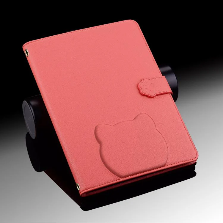 For Xiaomi Pad 8 / 8 Pro 7 / 7 Pro Cat Skin-feel Litchi Leather Tablet Case(Watermelon Red) - Image 8