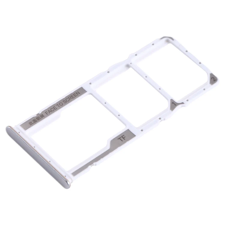 For Xiaomi Poco M5 4G SIM Card Tray + SIM Card Tray + Micro SD Card Tray (Silver) - Image 2