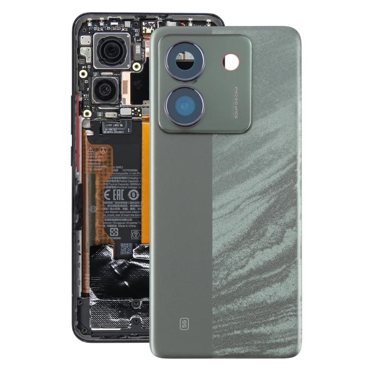 For Xiaomi Poco M7 Pro 5G Original Battery Back Cover with Camera Lens Frame(Green)