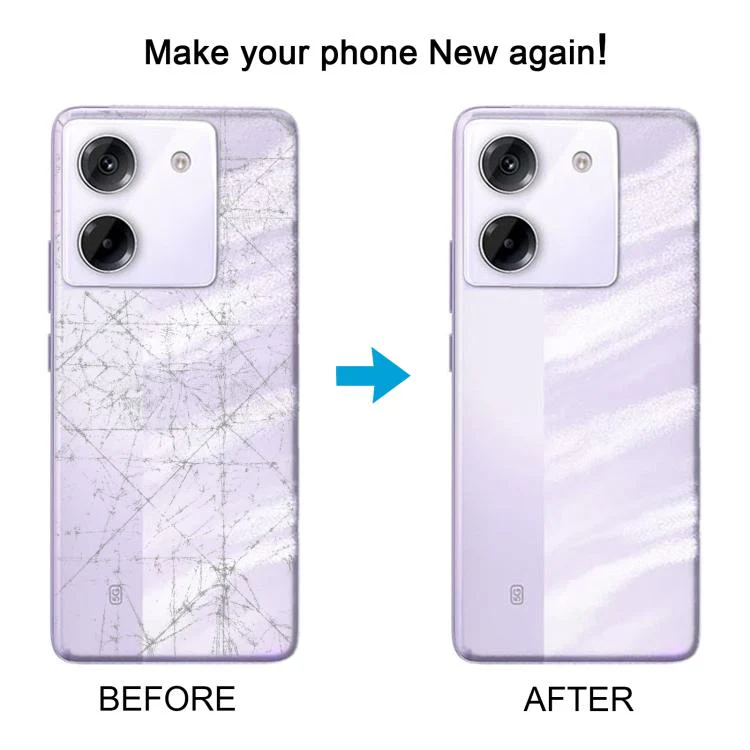 For Xiaomi Poco M7 Pro 5G Original Battery Back Cover with Camera Lens Frame(Purple) - Image 6