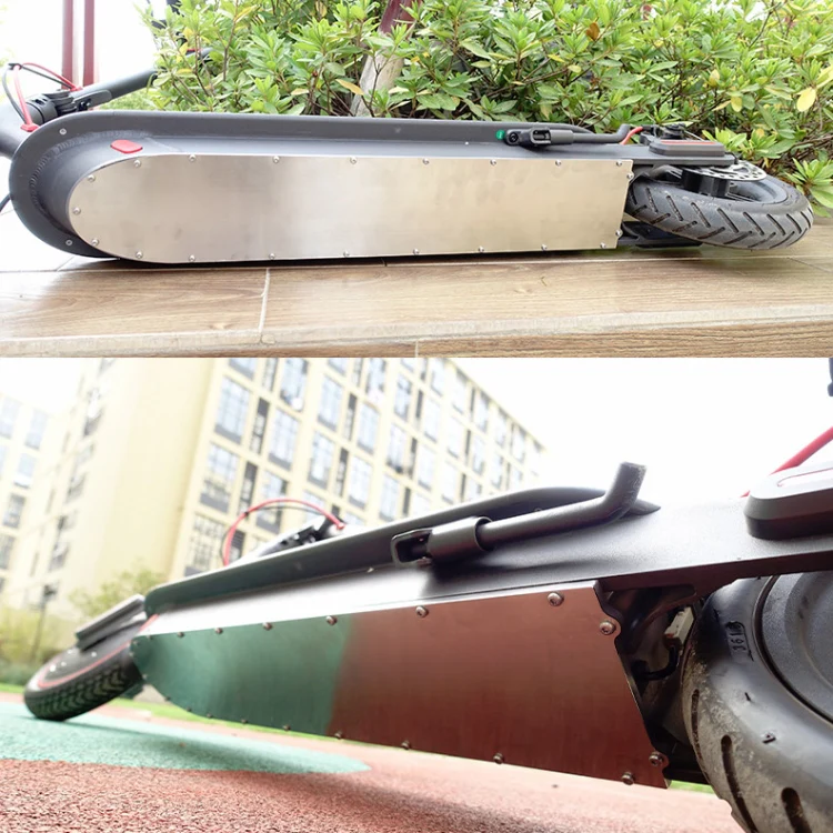 For Xiaomi Pro Scooter Stainless Steel Bottom Cover Waterproof Scooter Chassis Protection Accessories, Random Color Delivery - Image 10