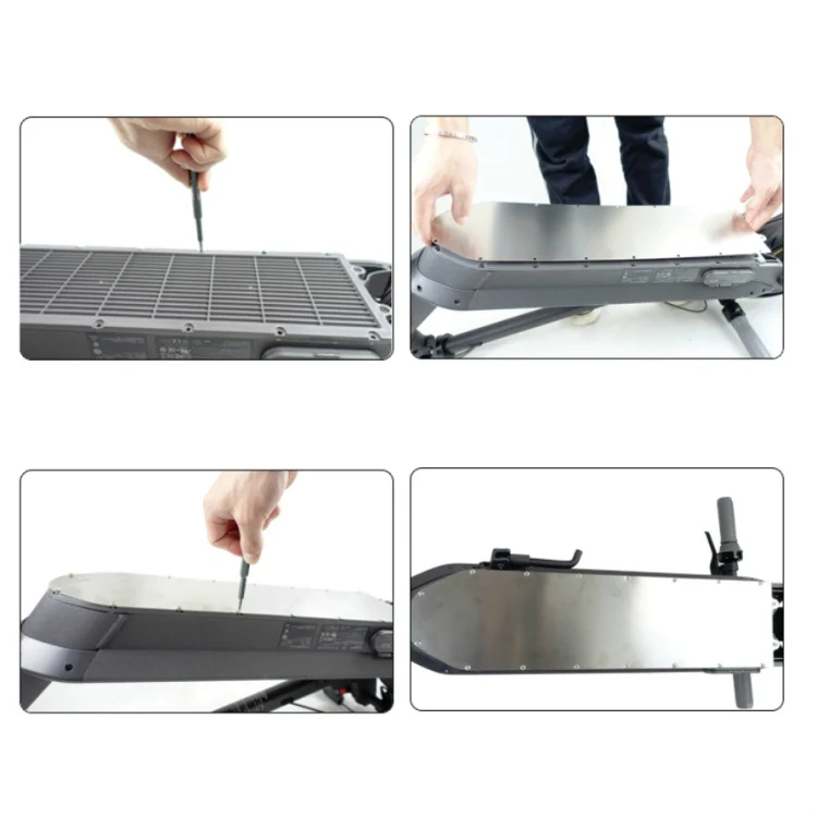 For Xiaomi Pro Scooter Stainless Steel Bottom Cover Waterproof Scooter Chassis Protection Accessories, Random Color Delivery - Image 9