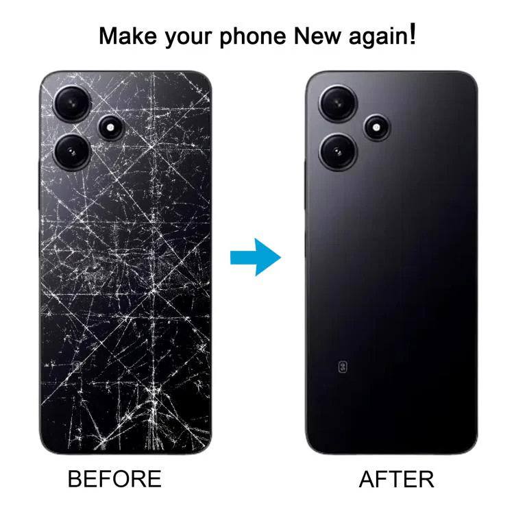 For Xiaomi Redmi 12R OEM Battrey Back Cover(Black) - Image 6