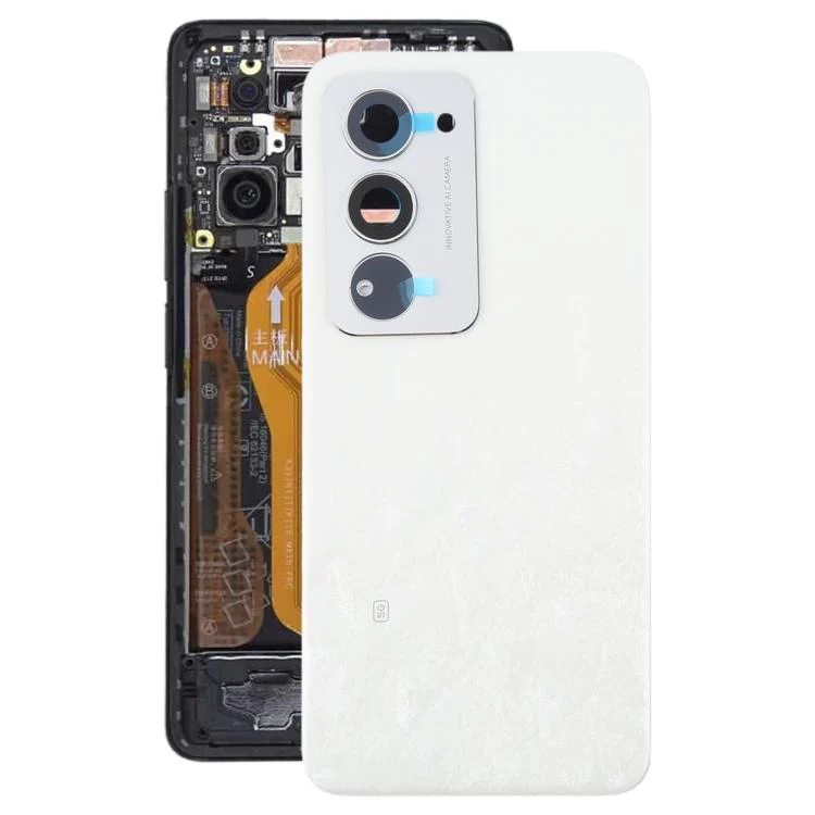 For Xiaomi Redmi 15 5G 169mm Global Original Battery Back Cover with Camera Lens Frame(White)