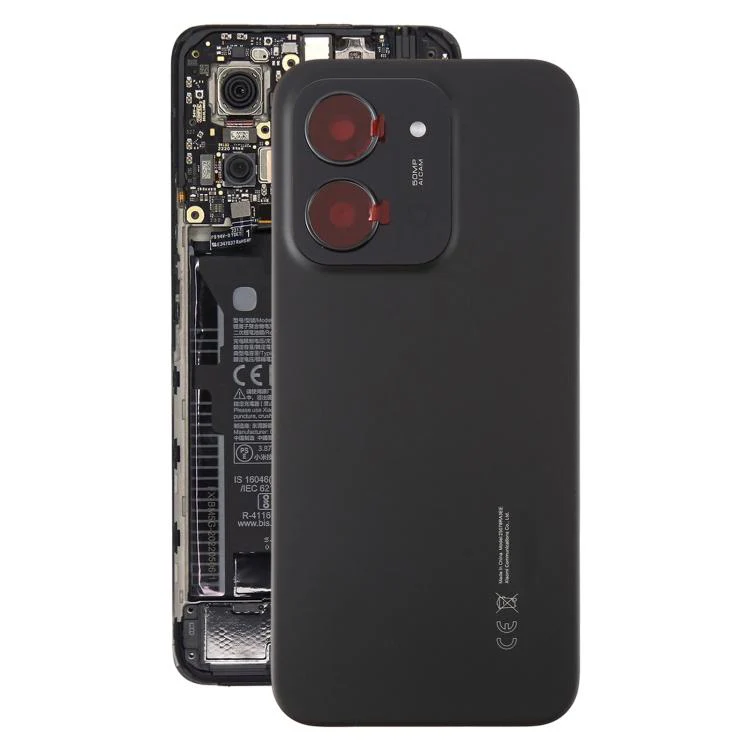 For Xiaomi Redmi 15C 4G 173mm EU Version Original Battery Back Cover with Camera Lens Frame(Black)