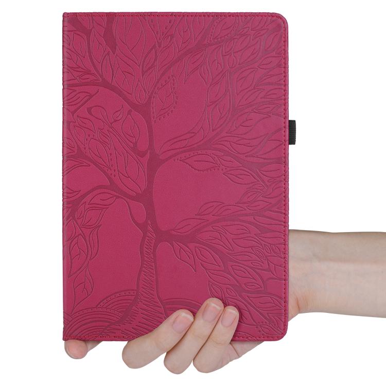 For Xiaomi Redmi K Pad 2 8.8 2026 Tree Life Embossed Rotation Leather Tablet Case(Red) - Image 4