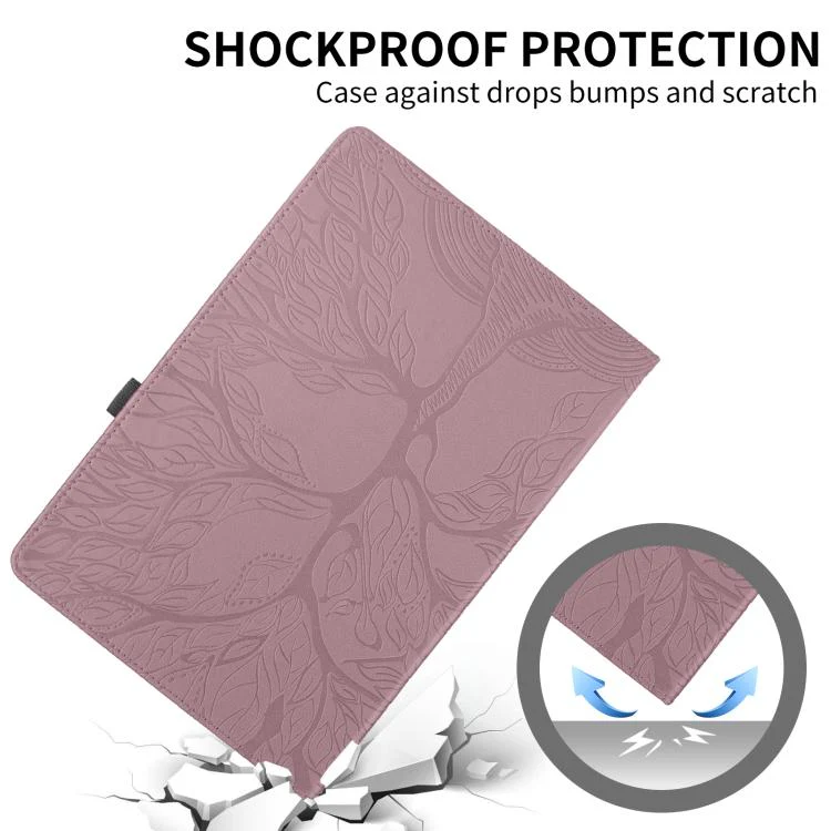 For Xiaomi Redmi K Pad 2 8.8 2026 Tree Life Embossed Rotation Leather Tablet Case(Rose Gold) - Image 5