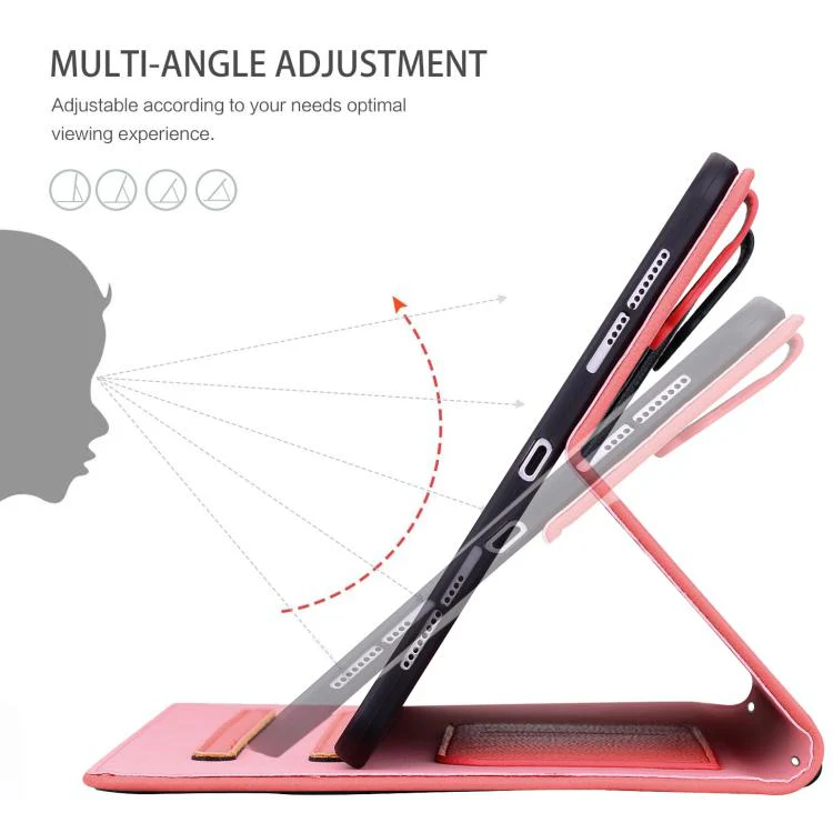 For Xiaomi Redmi K Pad Cat Skin-feel Litchi Leather Tablet Case(Watermelon Red) - Image 5