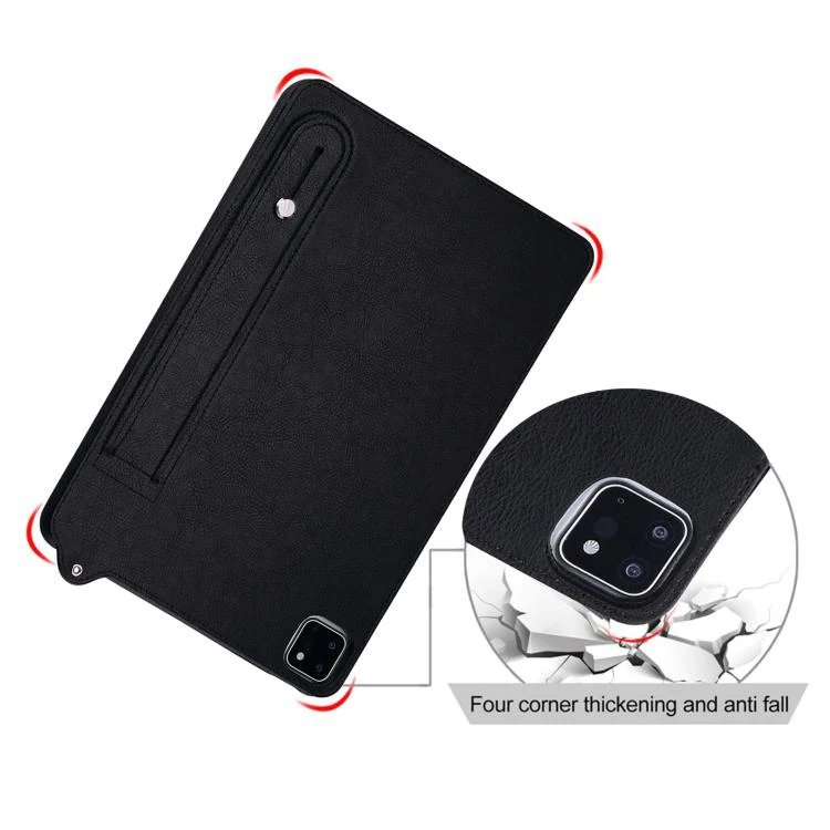 For Xiaomi Redmi K Pad TPU Leather Back Tablet Case with Wristband(Black) - Image 6