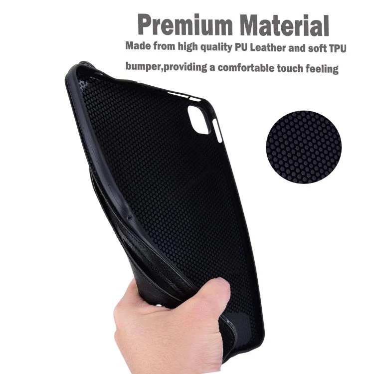 For Xiaomi Redmi K Pad TPU Leather Back Tablet Case with Wristband(Black) - Image 7