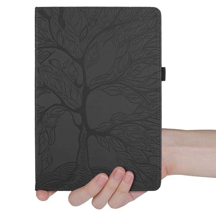 For Xiaomi Redmi K Pad Tree Life Embossed Rotation Leather Tablet Case(Black) - Image 4