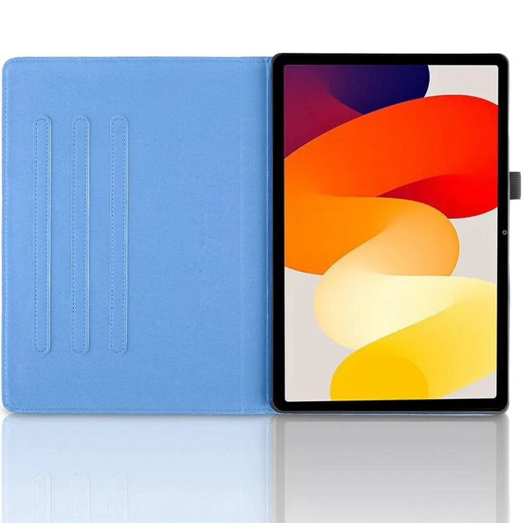 For Xiaomi Redmi K Pad Tree Life Embossed Rotation Leather Tablet Case(Blue) - Image 3
