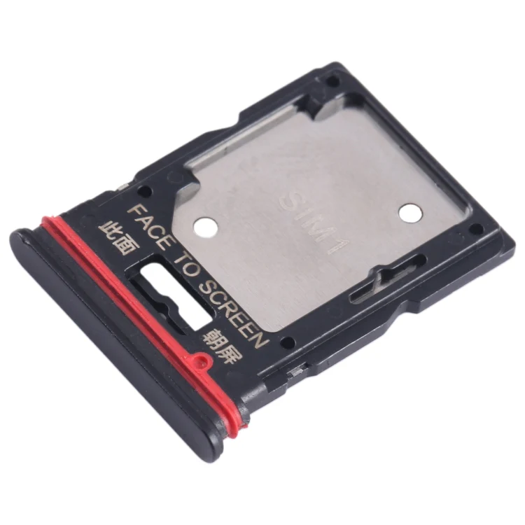 For Xiaomi Redmi K50i SIM Card Tray + SIM Card Tray / Micro SD Card Tray (Black) - Image 2
