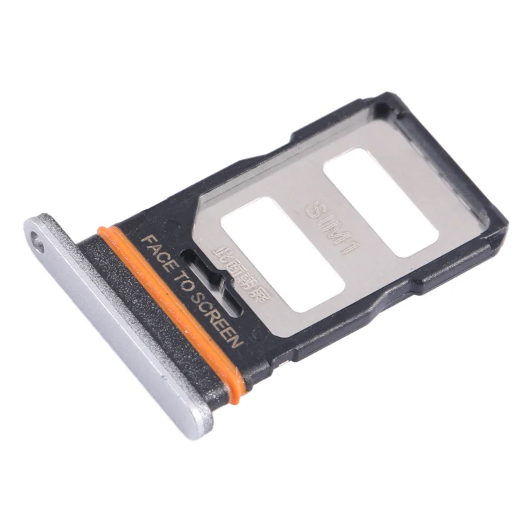 For Xiaomi Redmi Note 12 Pro+ 5G SIM Card Tray + SIM Card Tray (Silver) - Image 2