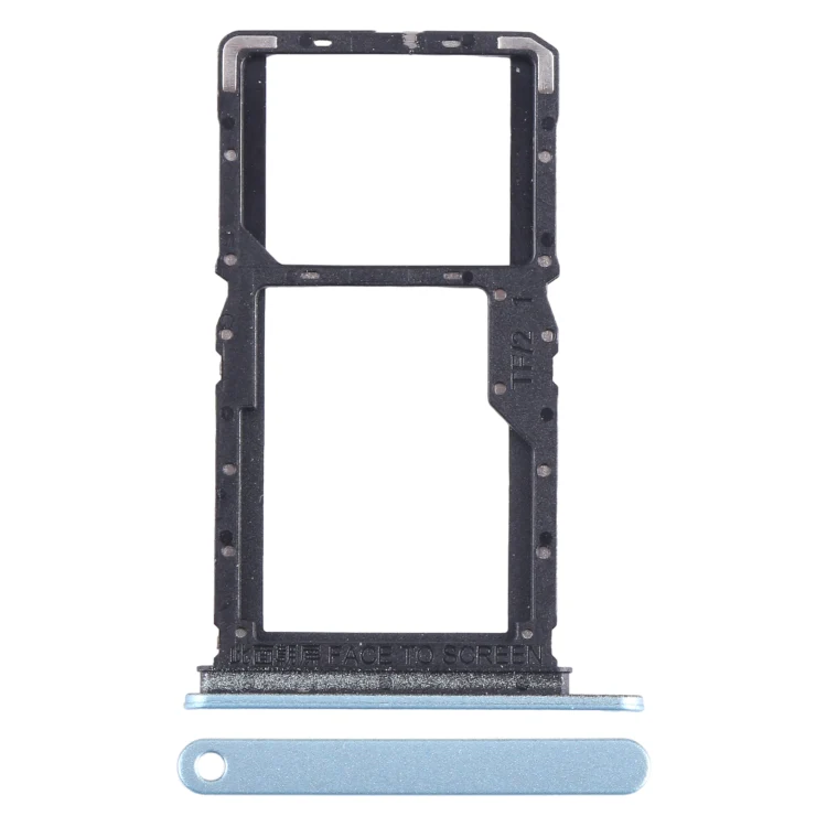 For Xiaomi Redmi Note 13 5G SIM Card Tray + SIM / Micro SD Card Tray (Blue)