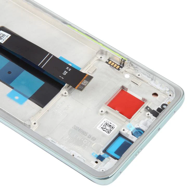 For Xiaomi Redmi Note 14 Pro 5G India Original LCD Screen Digitizer Full Assembly with Frame (Green) - Image 5