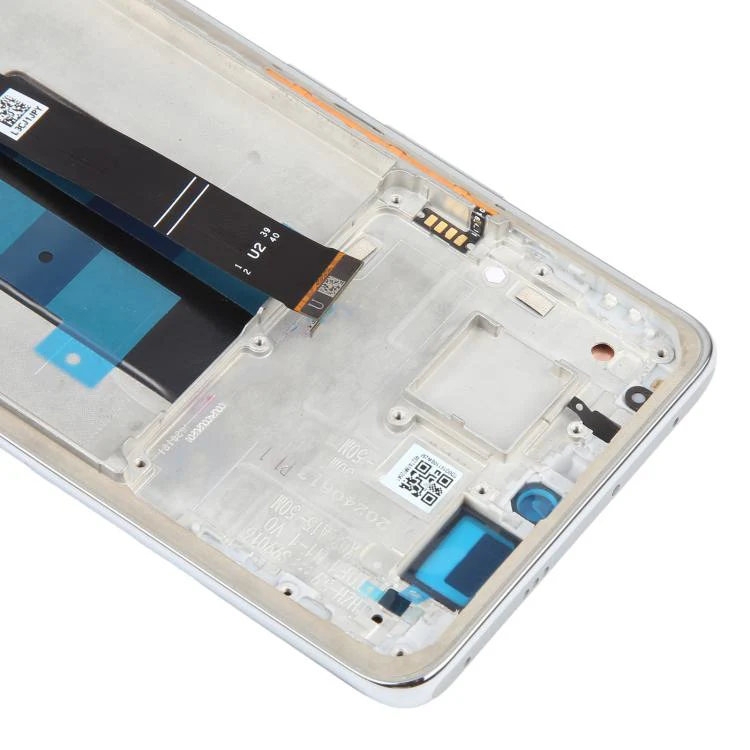 For Xiaomi Redmi Note 14 Pro 5G India Original LCD Screen Digitizer Full Assembly with Frame (Silver) - Image 5